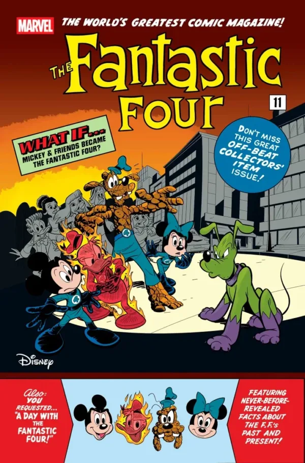 Fantastic Four #32 Emilio Urbano Disney What If? Fantastic Four Homage Variant [Doom] - Ash Avenue Comics