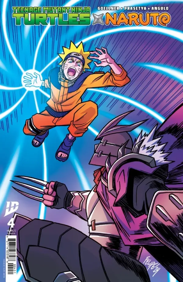 Teenage Mutant Ninja Turtles x Naruto #4 Variant RI (25) (Smith) - Ash Avenue Comics