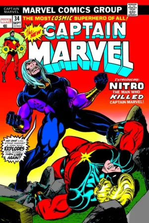 Death of Captain Marvel Omnibus Variant [Dm Only] - Ash Avenue Comics