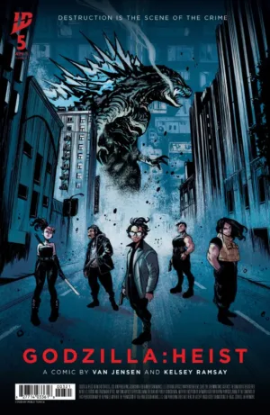 Godzilla: Heist #5 Variant B (Tunica Movie Poster Variant) - Ash Avenue Comics