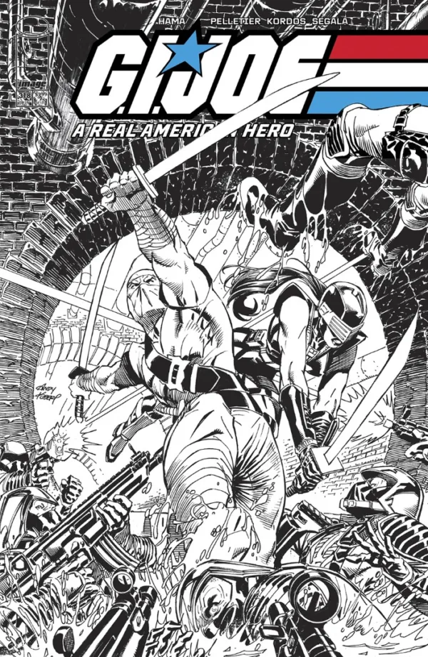 G.I. Joe: A Real American Hero #318 Pre Order Cover B Andy Kubert B&W Variant - Ash Avenue Comics
