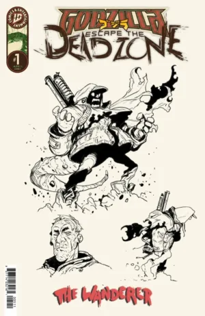 Godzilla: Escape the Deadzone [Kai-Sei Era] #1 Variant C (Tunica Concept Art) - Ash Avenue Comics