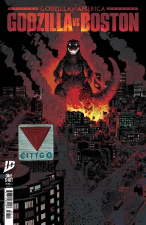 Godzilla Vs. America: Boston Cover A (Sherman) - Ash Avenue Comics