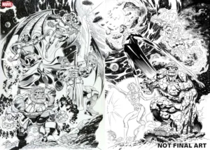 Fantastic Four #1 1:25 Claudio Castellini Wraparound Variant - Ash Avenue Comics