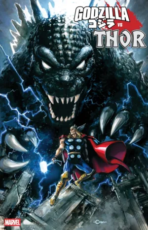 Godzilla Vs. Thor #1 1:25 Clayton Crain Variant - Ash Avenue Comics