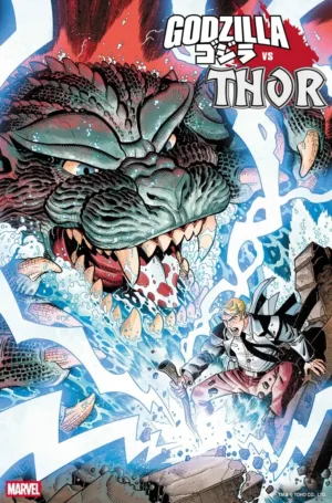Godzilla Vs. Thor #1 Nick Bradshaw Monster Homage Variant - Ash Avenue Comics