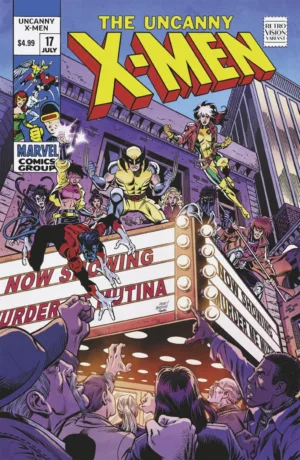 Uncanny X-Men #17 Ron Frenz Retrovision Variant - Ash Avenue Comics