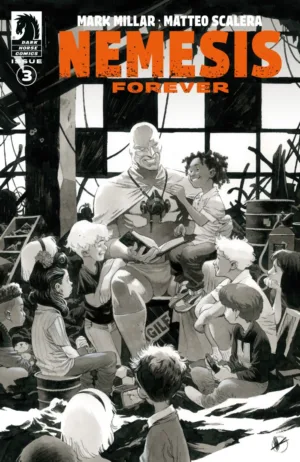 Nemesis Forever #3 (Cover B) (B&W) (Matteo Scalera) - Ash Avenue Comics