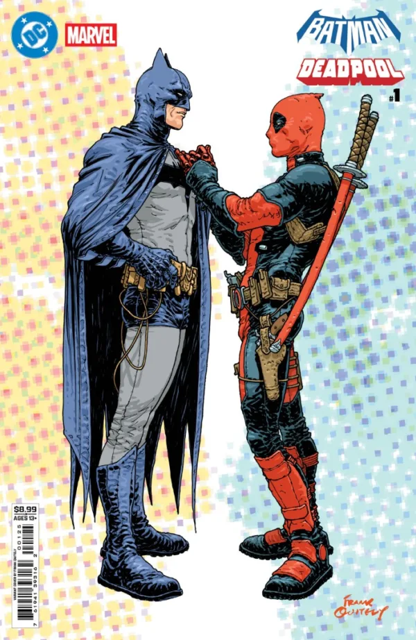 DC/Marvel: Batman/Deadpool #1 Cover N Frank Quitely Batman/Deadpool Variant - Ash Avenue Comics