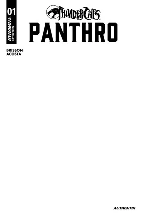ThunderCats: Panthro #1 Cover E Blank Authentix Variant - Ash Avenue Comics