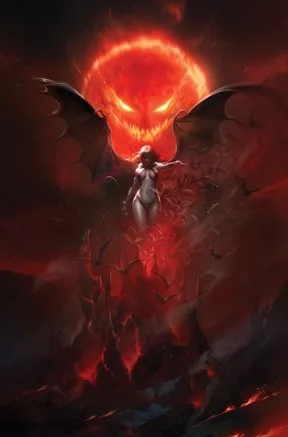 Vampirella: Armageddon #5 Cover E Francesco Mattina Metal Virgin Variant - Ash Avenue Comics