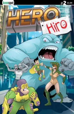 Hero Hiro #2 Pre-order Cover A Michael Adams - Ash Avenue Comics